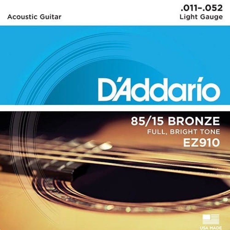 daddario-bronze-guitare-folk-ez910-tension-light